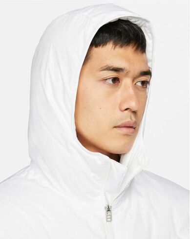 سترة Nike Sportswear Storm-FIT Windrunner الرجالية PRIMALOFT®، رمادي دخاني/عظمة فاتحة/شراع، 2XL in Saudi Arabia