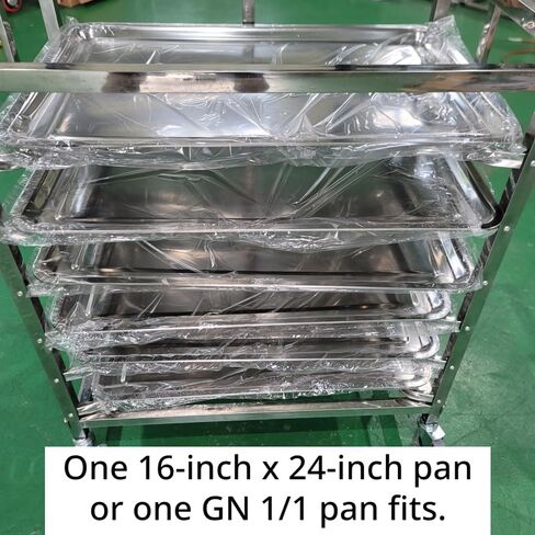 6-Layer Craft Drying & Storage Rack, Designed for Multi-Cook Ovens, Fits Gastronorm Full Pans, 24x16'' Non-Aluminum in Saudi Arabia