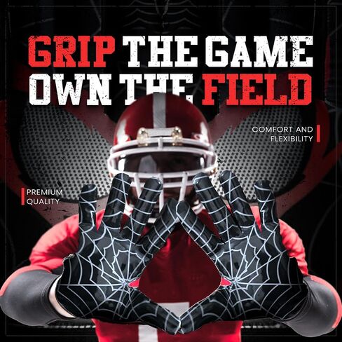 Football Gloves for Youth & Adult Sizes Football Gloves in Saudi Arabia