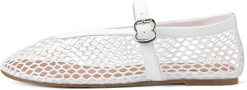 Mesh Ballet Flats for Women Mary Jane Flats with Straps Round Toe Buckle Slip on Sandals Comfy Daily Casual Ballerina Shoes in Saudi Arabia