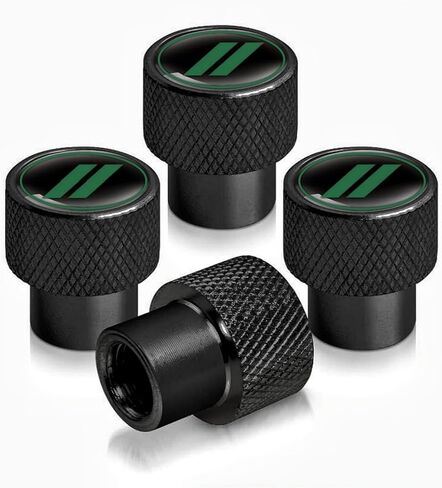 Car tire Valve stem Covers Large Logo tire Valve caps Compatible with Charger Challenger Durango and More Metal Material car Exterior Accessories (RED) in Kuwait