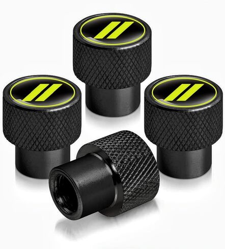 Car tire Valve stem Covers Large Logo tire Valve caps Compatible with Charger Challenger Durango and More Metal Material car Exterior Accessories (RED) in Kuwait