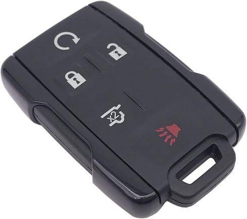 Smart Key Fob Shell Case Fits for Chevy Tahoe Suburban/GMC Yukon M3N-32337100 Keyless Entry Remote Control Car Key Fob Cover (Black, 6 Buttons) in Saudi Arabia