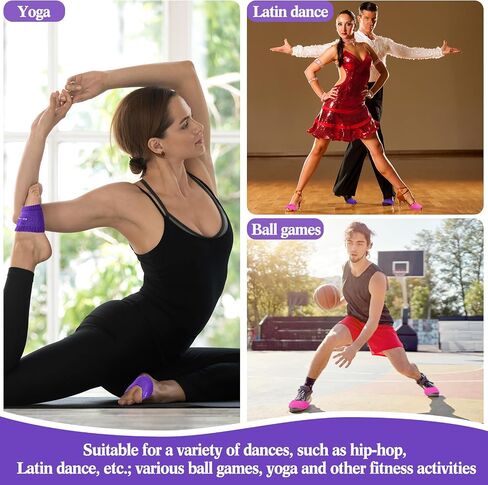 Geyoga Shoe Socks 4 Pairs The Dance Socks for Smooth Floors Dance Shoe Covers Shoes Dance Sliders Wood Floors Dance Cover for Protecting Knee Dance on Smooth Floor in Saudi Arabia