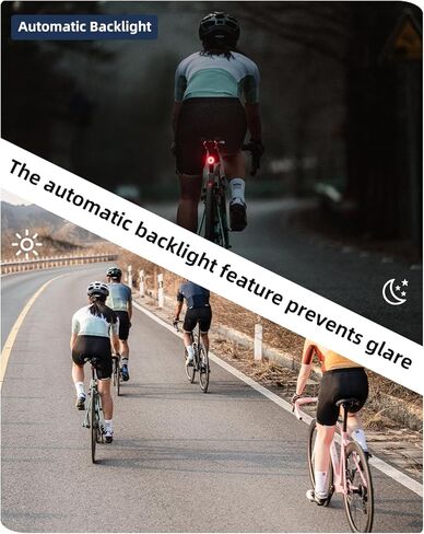 ROCKBROS Bike Computer Bike Speedometer GPS Wireless Cycling Computer with Bluetooth, IPX7 Waterproof,600mAH Battery and 2.3" Large Display in Saudi Arabia