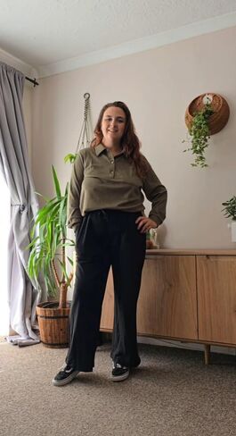 RITERA Plus Size Womens Waffle Knit Tops V Neck Henley Shirts Button up Blouse Long Sleeve Long Tunic Top in Kuwait