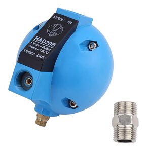Automatic Condensate Drainer HAD20B, Aluminum Alloy Shell Round Drain Valve, No Electricity Required Air Compressor Accessories for Compressed Air Equipment, EIMSOAHd0gqao5978