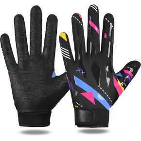 Aetos React 2.0 Men's Batting Gloves for Baseball & Softball - Super Grip Finger Fit Batting Gloves - Adult & Youth Sizes