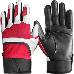 PARDUS Sports Batting Gloves - Performance Padding for Baseball and Softball - Adult and Youth Sizes - Non-Slip Shock-Absorbing Glove Sets