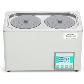 حمام مائي BAOSHISHAN سعة 6 لتر، حمام مائي رقمي مع شاشة LCD بإضاءة خلفية، دقة درجة حرارة 0.1 درجة مئوية وميزات أمان لدرجة الحرارة الزائدة in Kuwait