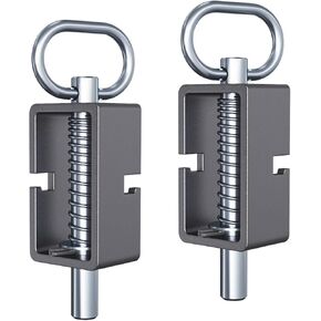 Trailer Gate Latch 2PCS Spring Latch Lock Heavy-Duty Weld-On Spring Latch Assembly Universal for Utility Trailer Gate Latch
