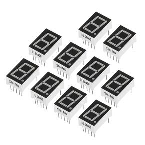 PATIKIL LED Display Digital Tube, 20 Pack Common Cathode 7 Segment 10 Pin 1 Bit 3.3V 0.56" Digit Height LED Display Module for Electronic Driver Board, Green