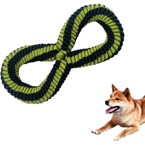 Dog Rope Toys,Pink Ring Dog Toy with Rope,Dog Dental Teeth Cleaning Toys,Tug of War Dog Toy for Large Dogs