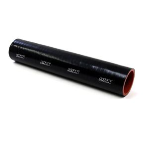 HPS 3-1/8" ID, 12" Length, Silicone Coupler Tube Hose, High Temp 4-Ply Reinforced, 50 Psi Max. Pressure, 350F Max. Temperature, ST-81118-BLK, Silicone, Black