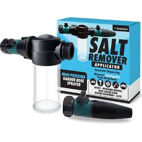 Durabasics Salt Remover Flush Kit with High-Pressure Hose- Salt Gone Applicator for Boat - Marine Engine Flush - Perfect for Flushing Inboard/Outboard Motors and Removes Salt Deposits Away
