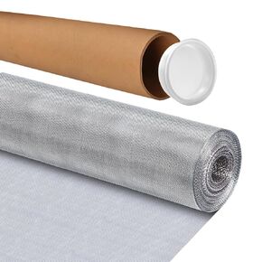 304 Stainless Steel Wire - Mesh - Screen - Roll, Window Screens Mesh - for Pet Proof, Metal Material Hardware Cloth Netting Outdoor for Chicken Mice Control/Rodent Barrier (18mesh, 11.81x39.37in)