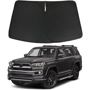 D-Lumina Windshield Sun Shade Compatible with 2010-2022 2023 2024 2025 Toyota 4Runner (SR5 Trail Limited) - Upgraded 3 Layers 240T Material, Foldable Front Window Sun Shield Protector