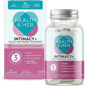 Health & Her Intimacy+ Female Libido Booster Supplement - Multi-Nutrient Support for Women – Contains Maca Root and Tribulus to Help Discover You Again -1 Month Supply - 60 Vegan Tablets
