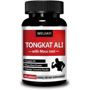 Weijia Yitong Ge Ali 500mg 90 Capsules - Tribulus terrestris and biotin, Vegetarian Capsules, Gluten Free, Potent Extract