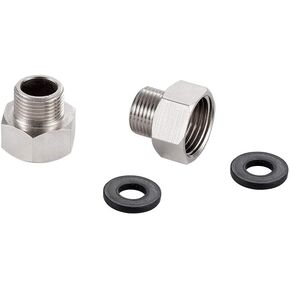 1/4" Water Filter Quick Connector to 1/2" Male Thread/Female Thread Straight Connector, RO Water Filter Fitting