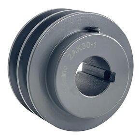 2AK30-1 Double Groove V Belt Pulley 1 inch bore 3.05" OD,V Belt Sheaves Cast Iron for A AX 3L 4L V-Belts,2AK301 Pulley