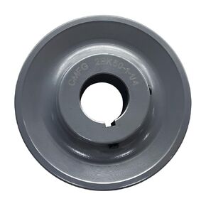 2BK50-1-1/4, 2BK50114 v Belt Pulley,4.75 inch OD, 1-1/4 Inch Bore,Cast Iron Material, BK Double Groove Motor Pulley for "4L" or "A" Belts and "5L" or "B" Belts