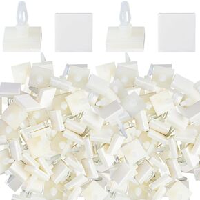 Marsui 100 Pcs Sticky PCB Spacer Adhesive Plastic Insulated Standoffs 0.25" Supporting Height Circuit Board Standoffs for PC Board Computer Motherboard