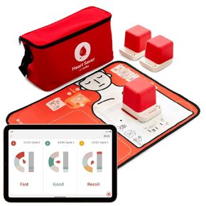 CPRCUBE Teacher’s Pack CPR Training Kit with Real-time CPR Feedback Device for CPR Trainers and Instructors