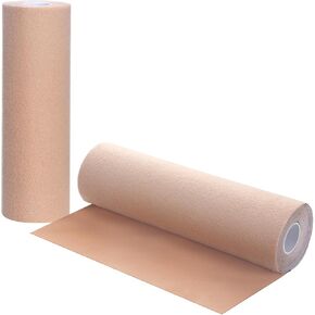 Geiserailie Jumbo Moleskin Padding Roll Moleskin for Feet Adhesive Moleskin Pads Blister Prevention Tape Soft Adhesive Moleskin Tape Moleskin Skin Patch for Feet, Skin, Shoes, Body(9 Inch X 4 yd)