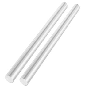 2PCS Aluminum Rod 1-1/2 inch Aluminum Round Bar Stock 6061 Solid Extruded Lathe Bar Stock Aluminum Round Rod 16 inch Round Aluminum Bars for Industrial, DIY Craft