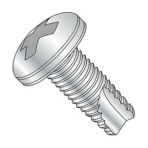 6-32X5/16 Phillips Pan Thread Cutting Screw Type 23 Fully Threaded Zinc, 100 PCS 06053PP