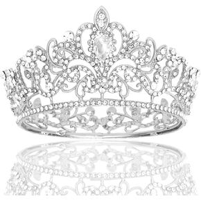 Wecoe Small Crown Tiara for Flower Bouquets Accessories Mini Crown Birthday Crown Cake Decorations Wedding Hair Accessories Ornaments Gifts in Kuwait