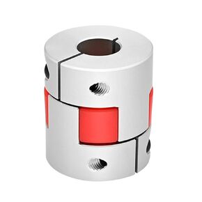 Upgrade D25*L30 Flexible Shaft Coupling 5mm to 6mm Aluminium Plum Connector Flexible Coupler for 3D Printer CNC Machine and Servo Stepper Motor