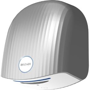 1200W Commercial Hand Dryer, High-Speed Hot & Cold Wind, Wall Mounted, Automatic Hand Dryer for Home, Bathroom, Industry - 110V, Black, ABS Material