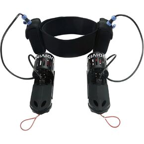 TUDIVING-Portable Underwater Scooter,20M Underwater Waterproof and Ultra-Long Battery Life of 50mins,Thumb Controlling Sea Scooter for Scuba Diving Snorkeling Pool Sea Adventures