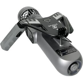 Underwater Scooter Jetdive, Sea Under Water Scooter with Grip & Action Camera Mount, 3-Speed, 1h Working Time for Scuba, Free-Diving, Snorkeling, Pool, Adults/Kids