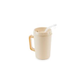 H208-08 Insulated Pitcher with Straw and Lid, Ivory, 34 oz Capacity, Pack of 24