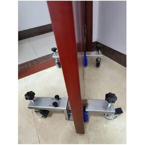 Heavy Duty Door Installation Tool, Door Lifter Dolly for 1-3/8" and 1-3/4" Pre-Hung, Slab, Front Door, Door Hanging Jig Kit