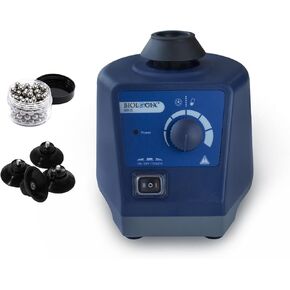 Scientific Vortex Mixer with Touch and Continuous Functions, 0-3000 RPM Stepless Speed Adjustable, Acrylic Paints, Nail Polish and Hobby Paint Shaker, Lab Vortex Shakers for Tubes, Case of 1