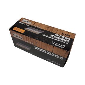 3 1/2" x .120 Ring Shank Framing Nails, Paper Strip Collated, Clipped Head, Hot Dip Galvanized (30-34 Degree) - 2500pcs Box (DHSNR-312.120)