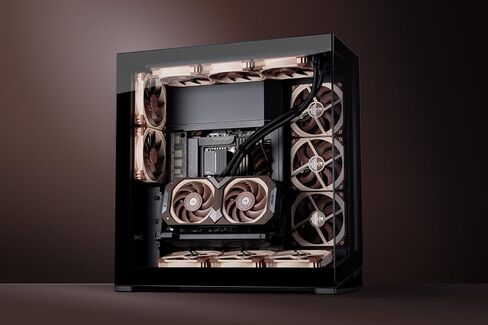Noctua NF-A14x25 G2 PWM Sx2-PP، مجموعة مراوح مزدوجة لتطبيقات الدفع والسحب جنبًا إلى جنب (بني) in Kuwait