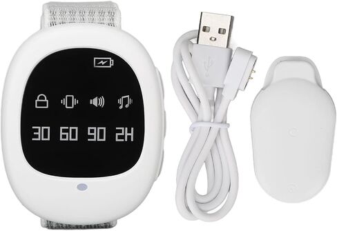 Bedwetting Alarm &, Adjustable Wristband for Elderly Adults Children, Potty Training Alarm with Music, Strong Vibration, Programmable Timer, Bed Wetting Alarm in Saudi Arabia