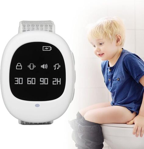 Bedwetting Alarm &, Adjustable Wristband for Elderly Adults Children, Potty Training Alarm with Music, Strong Vibration, Programmable Timer, Bed Wetting Alarm in Saudi Arabia
