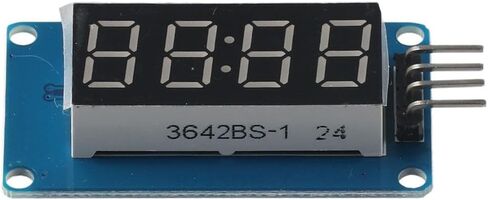 2Pcs 4-Digit Tube Module, LED Segment Display, TM1637 Drive Chip, Tube Clock Display, 4-bits 0.36 Inch Driver Board in Saudi Arabia