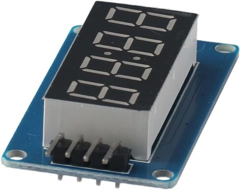 2Pcs 4-Digit Tube Module, LED Segment Display, TM1637 Drive Chip, Tube Clock Display, 4-bits 0.36 Inch Driver Board in Saudi Arabia