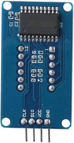 2Pcs 4-Digit Tube Module, LED Segment Display, TM1637 Drive Chip, Tube Clock Display, 4-bits 0.36 Inch Driver Board in Saudi Arabia