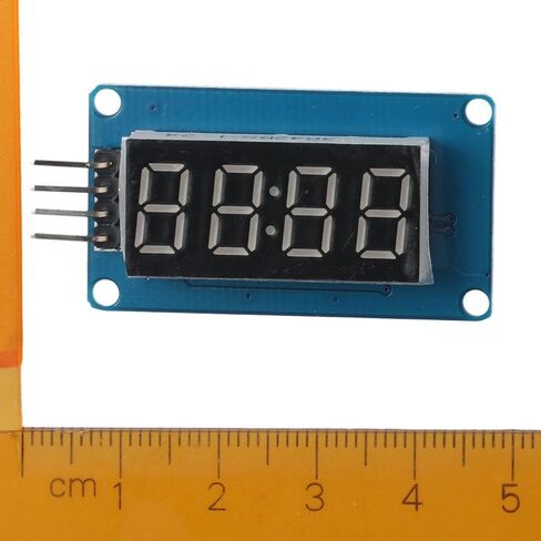 2Pcs 4-Digit Tube Module, LED Segment Display, TM1637 Drive Chip, Tube Clock Display, 4-bits 0.36 Inch Driver Board in Saudi Arabia
