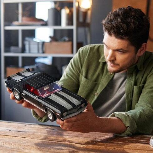 LEGO Icons Chevrolet Camaro Z28 10304, Customizable Classic Car Replica Model Building Kit, 1969 Vintage American Muscle Car, Great Gift Idea for Teens and Adults in Saudi Arabia