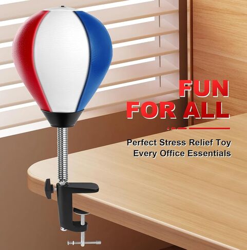 Desktop Punching Bag, Stress Relief Desk Punching Bag with Clamp, Heavy Duty Desk Boxing Punch Ball Suctions to Your Desk, Funny Toys for Kids Coworkers Friends in Kuwait