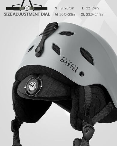 مجموعة خوذة التزلج OutdoorMaster، خوذة تزلج كلفن مع نظارات تزلج PRO - مجموعة خوذة التزلج على الجليد للرجال والنساء والشباب in Kuwait